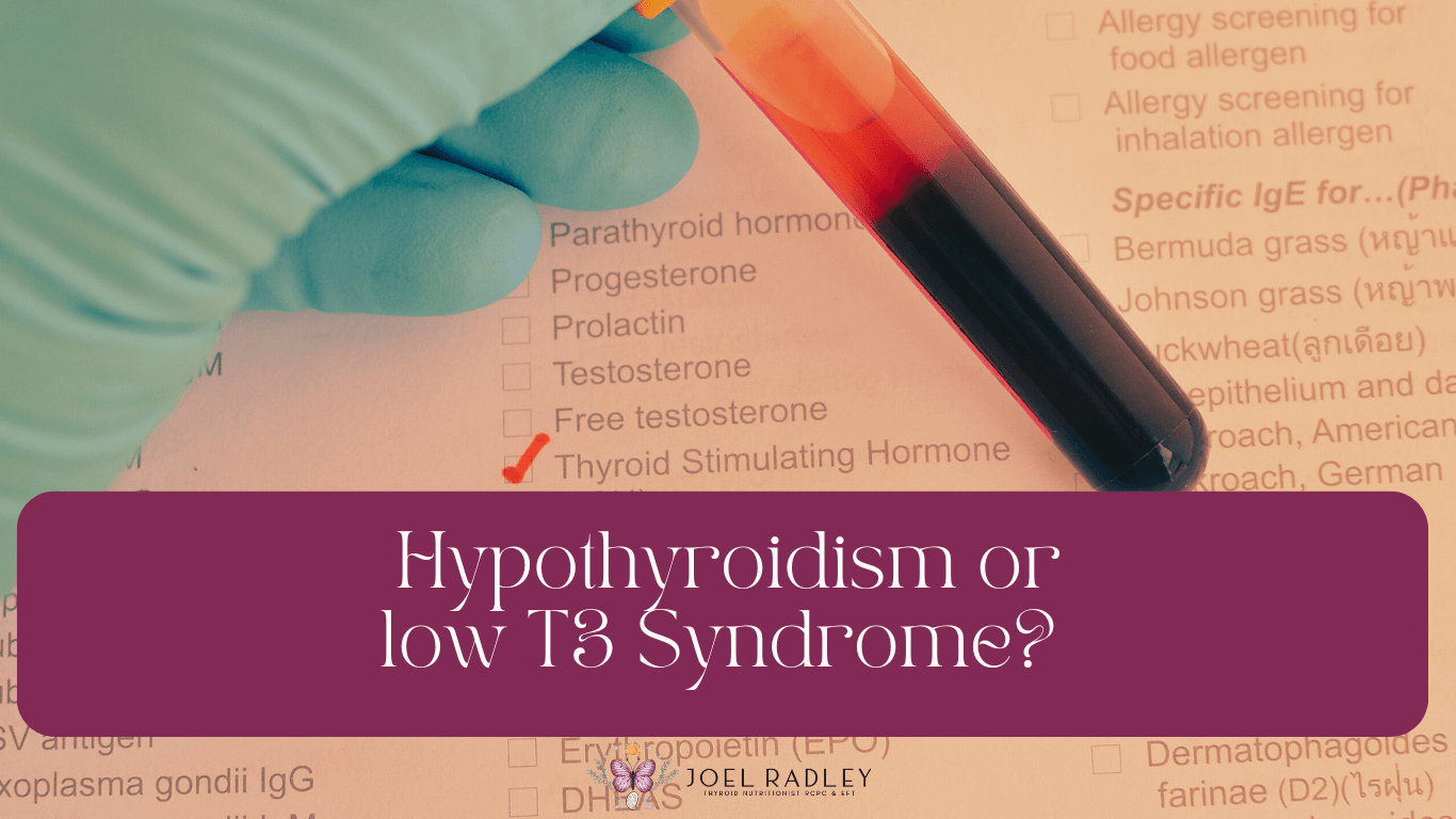 do you have hypothyroidism or low t3 syndrome?