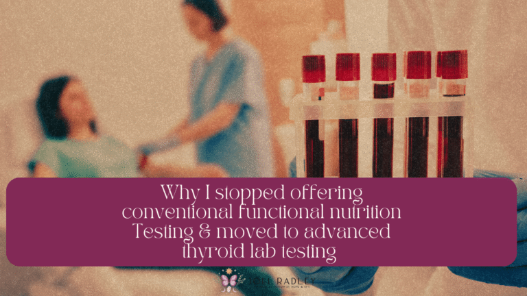 Why I stopped offering conventional functional nutrition and moved to advanced thyroid lab testing in London