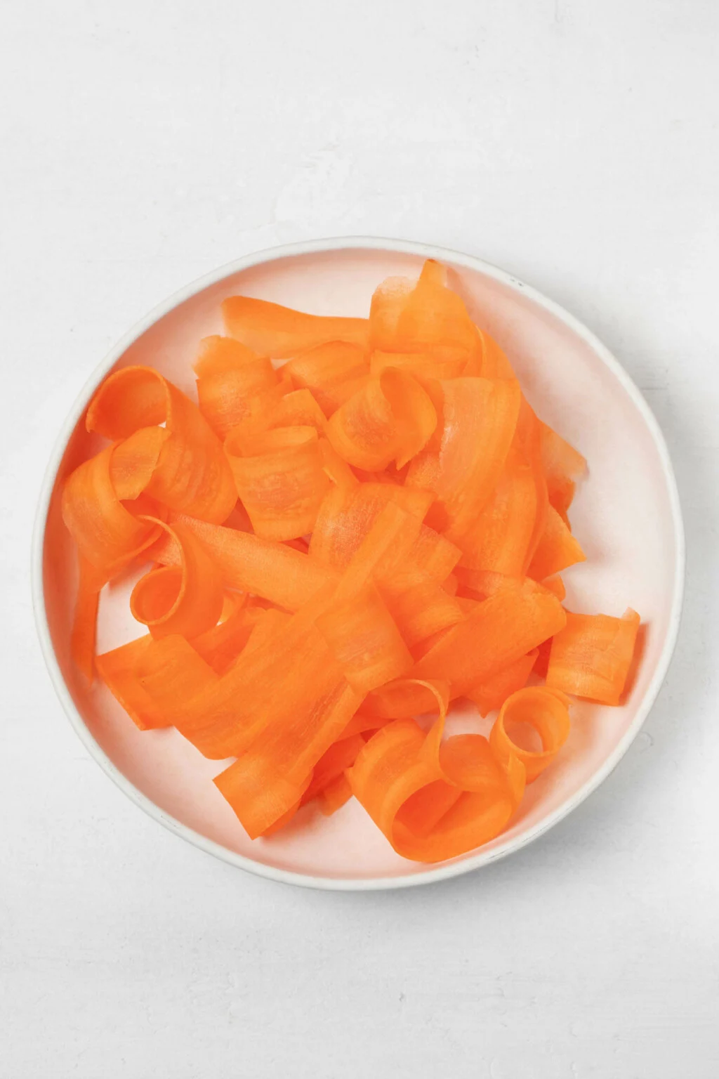 pickled carrot ribbons 1