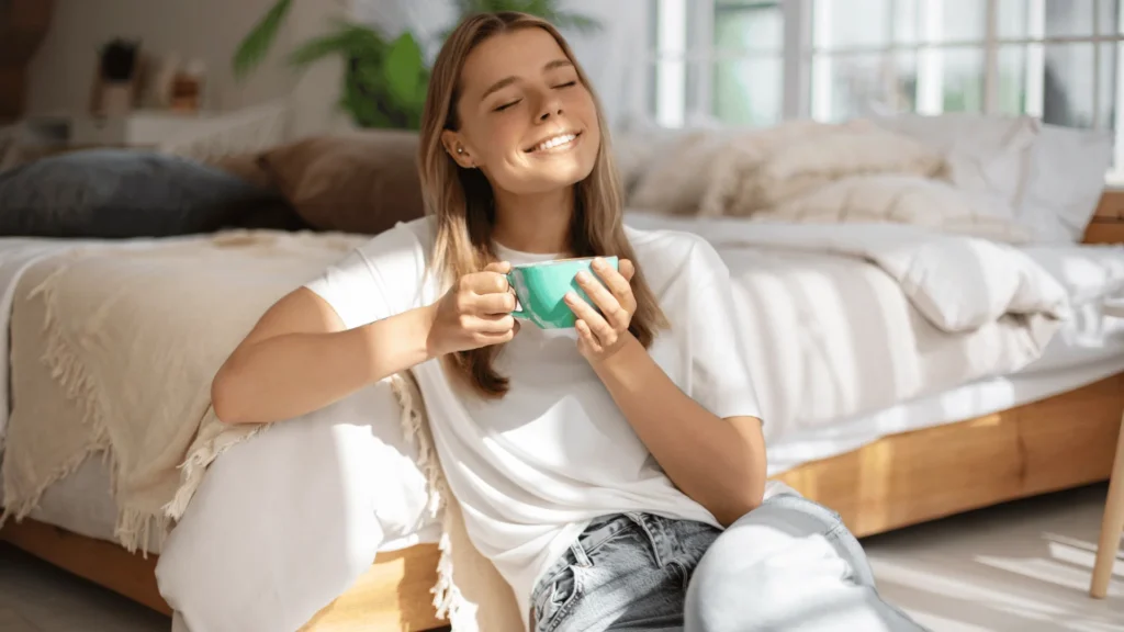traits healthy woman own glow calm morning.png